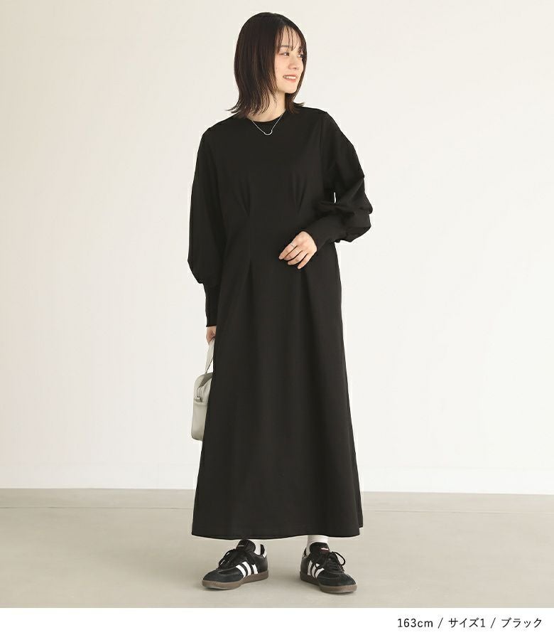 n'OrLABELウエスト絞りワンピース』