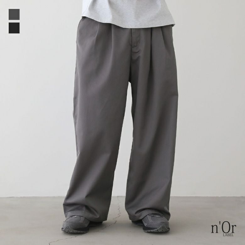n'OrLABELツイルワイドパンツ』