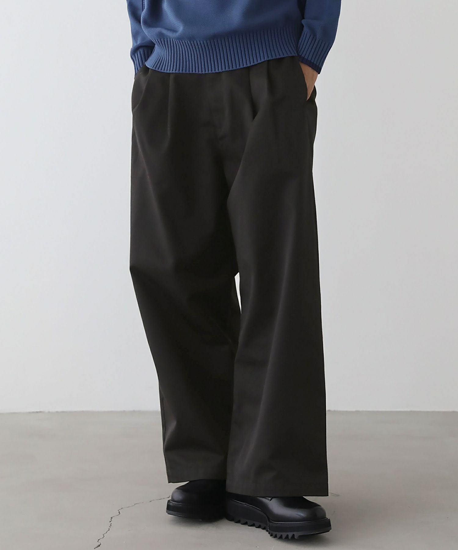 n'OrLABELツイルワイドパンツ』