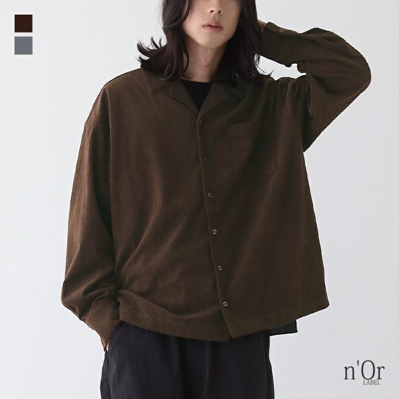 n'OrLABELコーデュロイシャツ』 n'OrLABELコーデュロイシャツ』