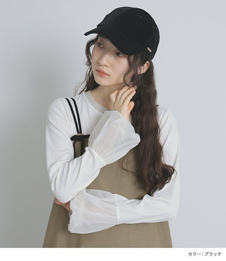 ベロアリボンキャップ』