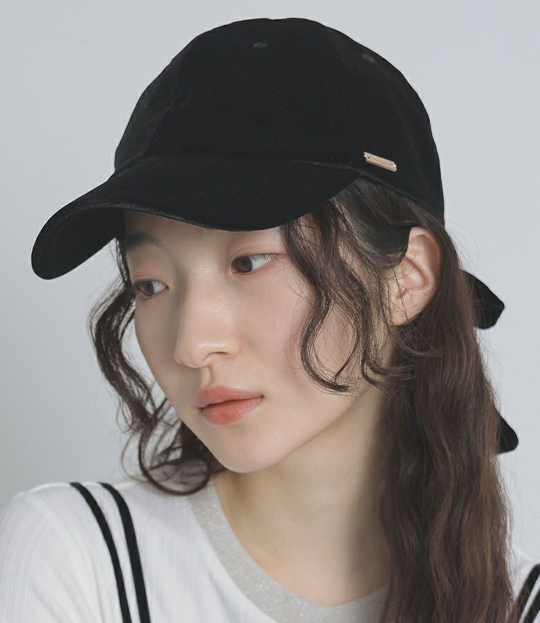 ベロアリボンキャップ』