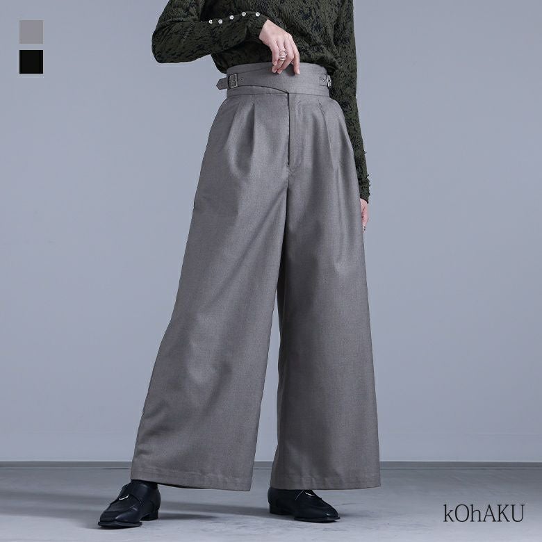 スカルモチーフ スリムフィットパンツ グレー 40％off】グルカタックパンツ(グレー) - seventen