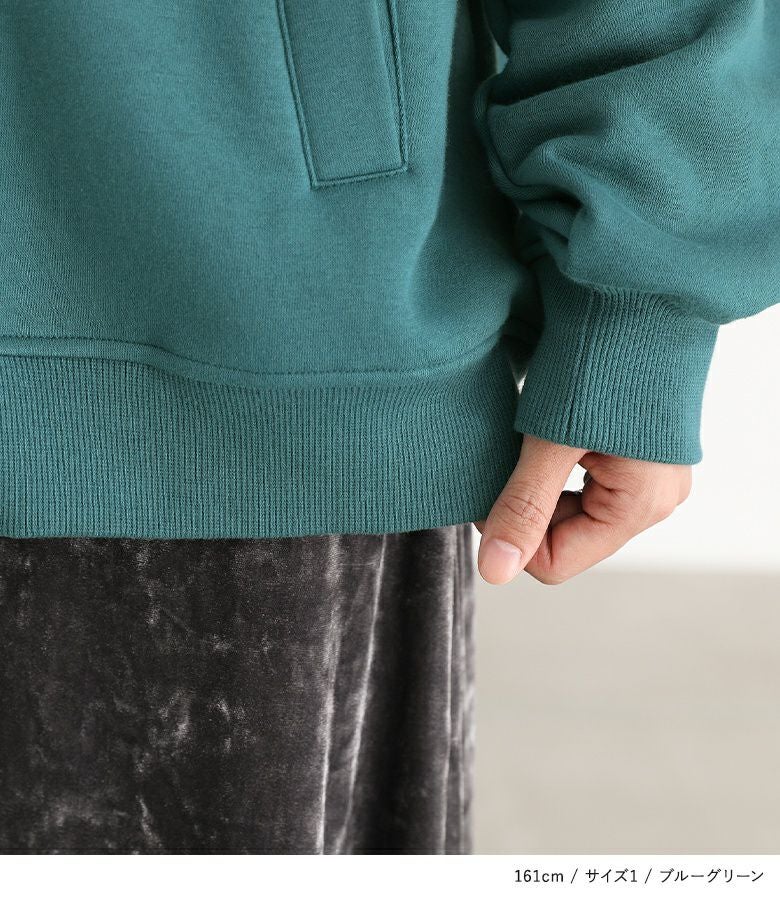 n'OrLABEL裏起毛スナップ釦カーディガン』