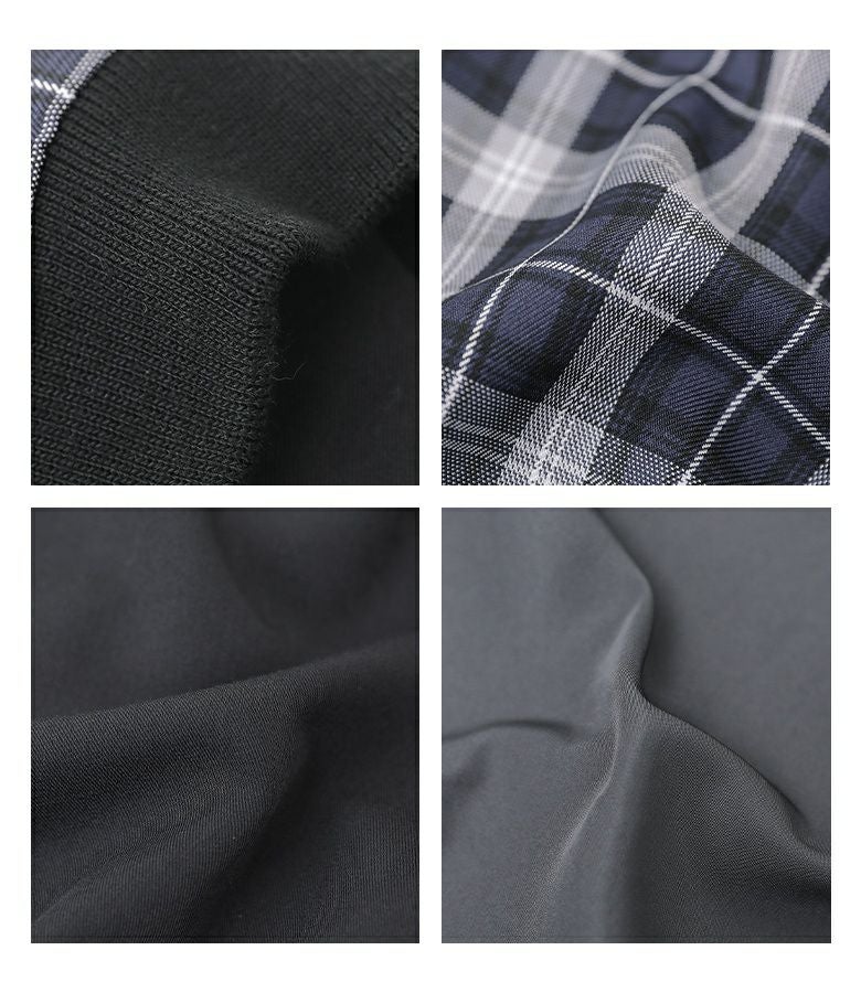 kOhAKUプリーツ切替チェックワンピース』