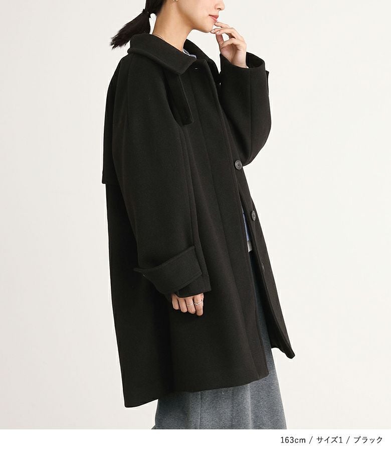 n'OrLABELミドル丈ステンカラーコート』
