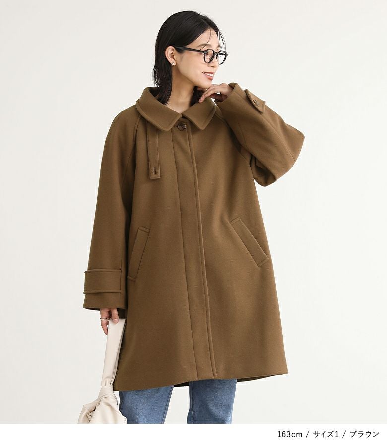 n'OrLABELミドル丈ステンカラーコート』