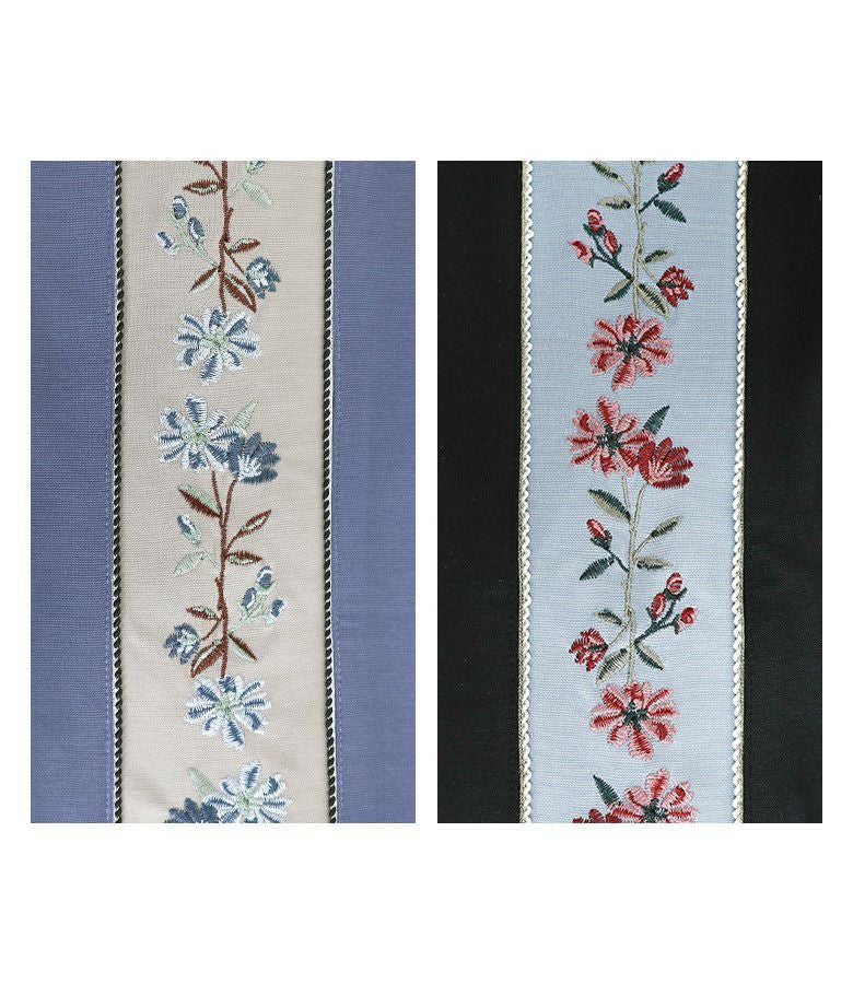 somari imagination花柄刺繍ジャージパンツ』