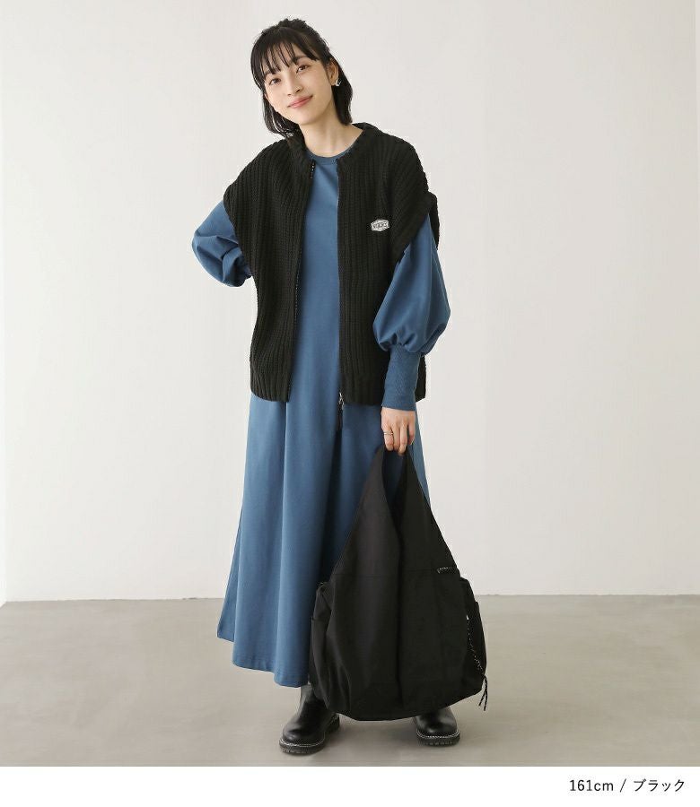 ダブルジップニットベスト』