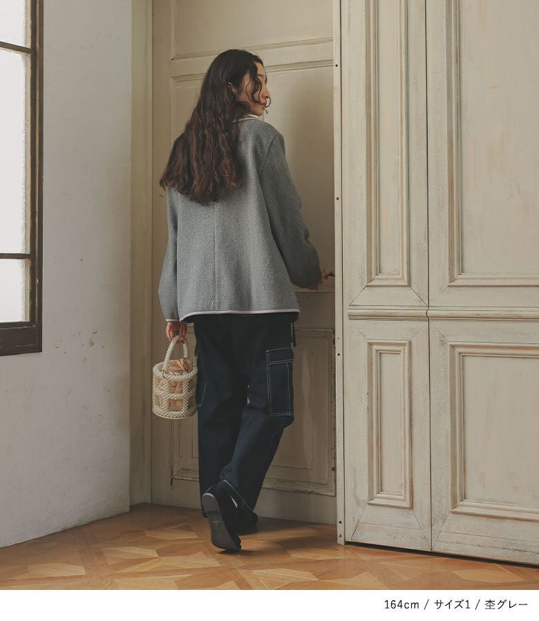 somari imaginationウェーブラインパイピングコート』