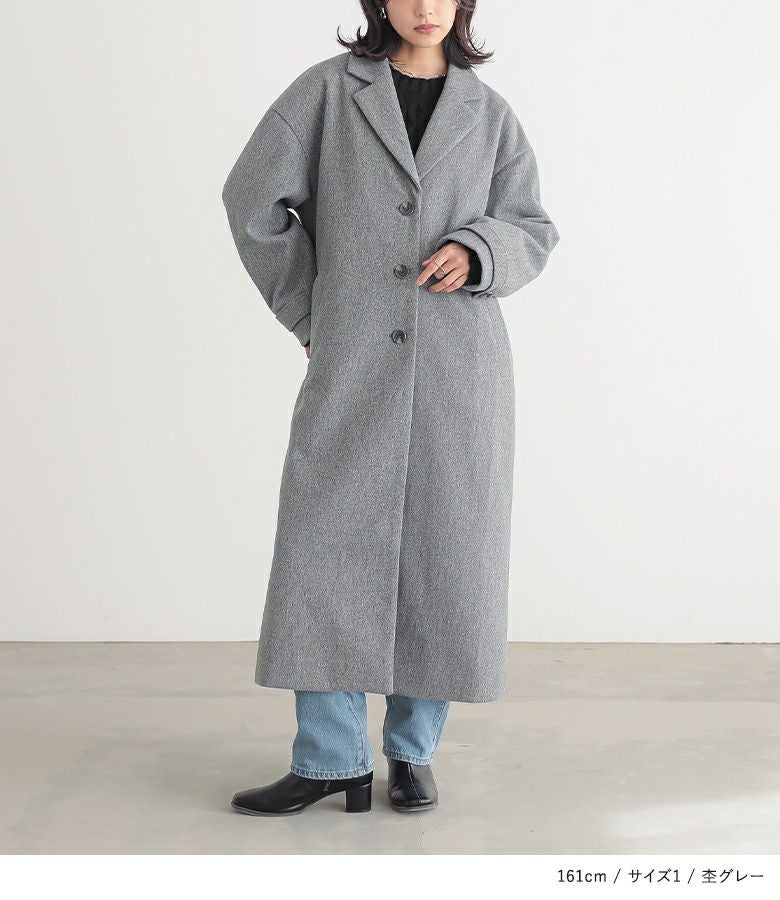 n'OrLABELロングチェスターコート』