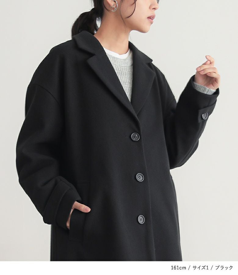 n'OrLABELロングチェスターコート』