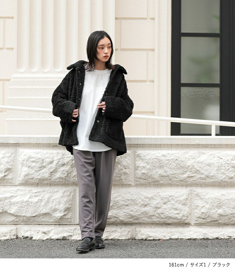 n'OrLABELプードルボアジャケット』