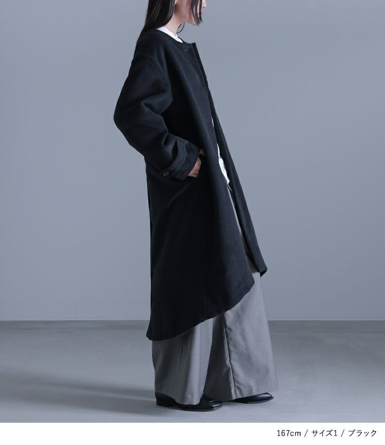 kOhAKUベルトポーチ付きロングコート』