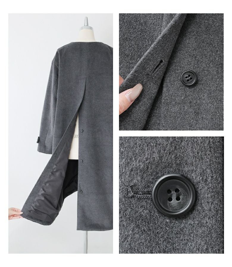 kOhAKUベルトポーチ付きロングコート』