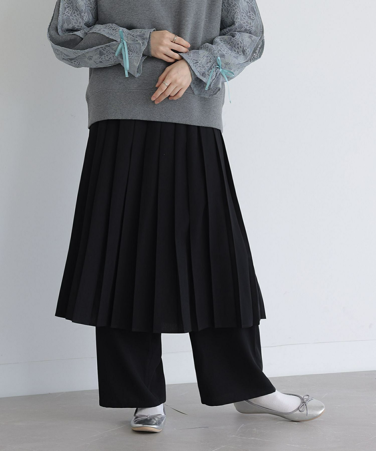 新品☆11号M♪グレー系ストライプ♪パンツ・スカート付スーツ3点セット☆u607 洗える】【2点セット】ストライプor無地ジャケット&スカート洗える