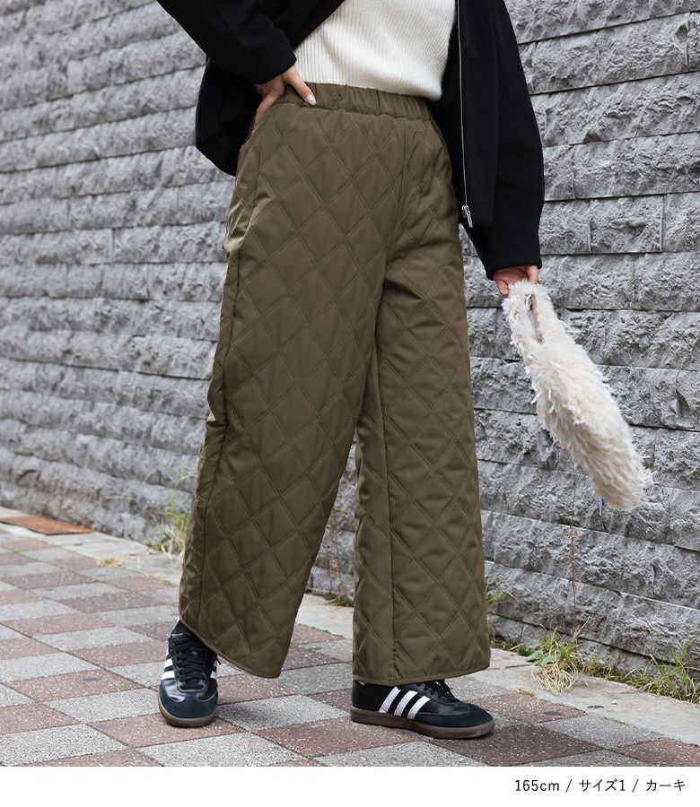 n'OrLABELキルティングパンツ』