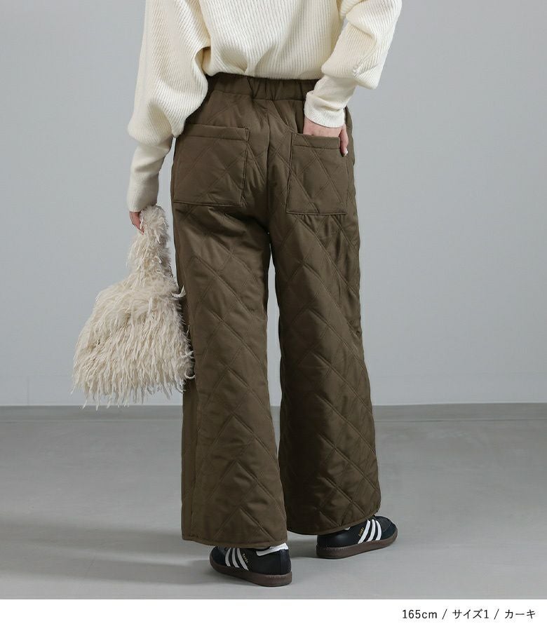 n'OrLABELキルティングパンツ』