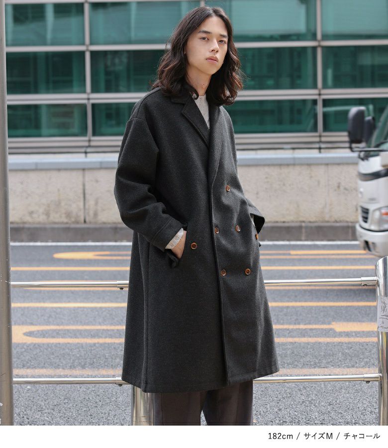 オーバーサイズチェスターコート』