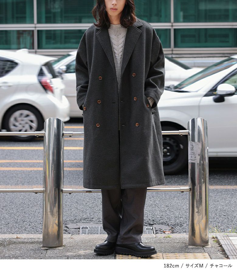 オーバーサイズチェスターコート』