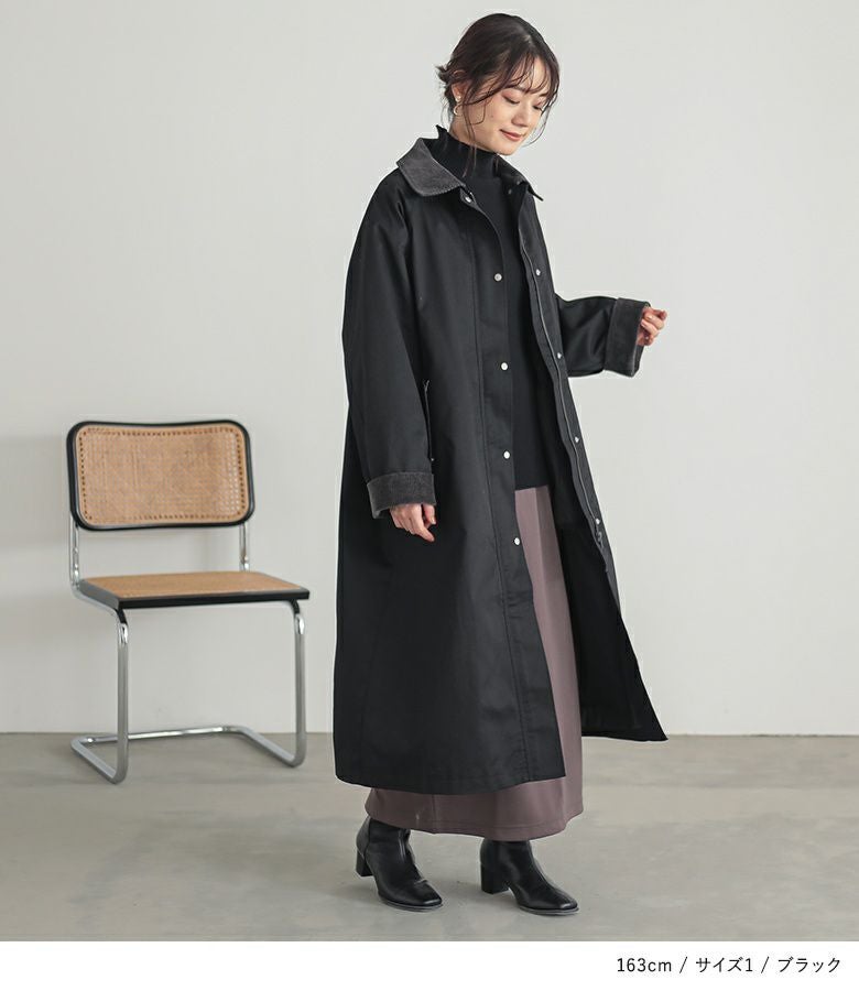 n'OrLABEL3WAYステンカラーコート』