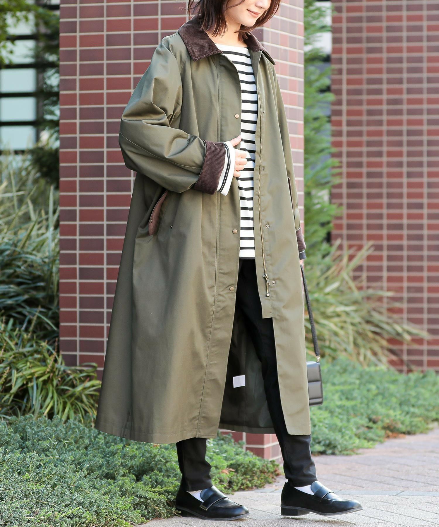 n'OrLABEL3WAYステンカラーコート』