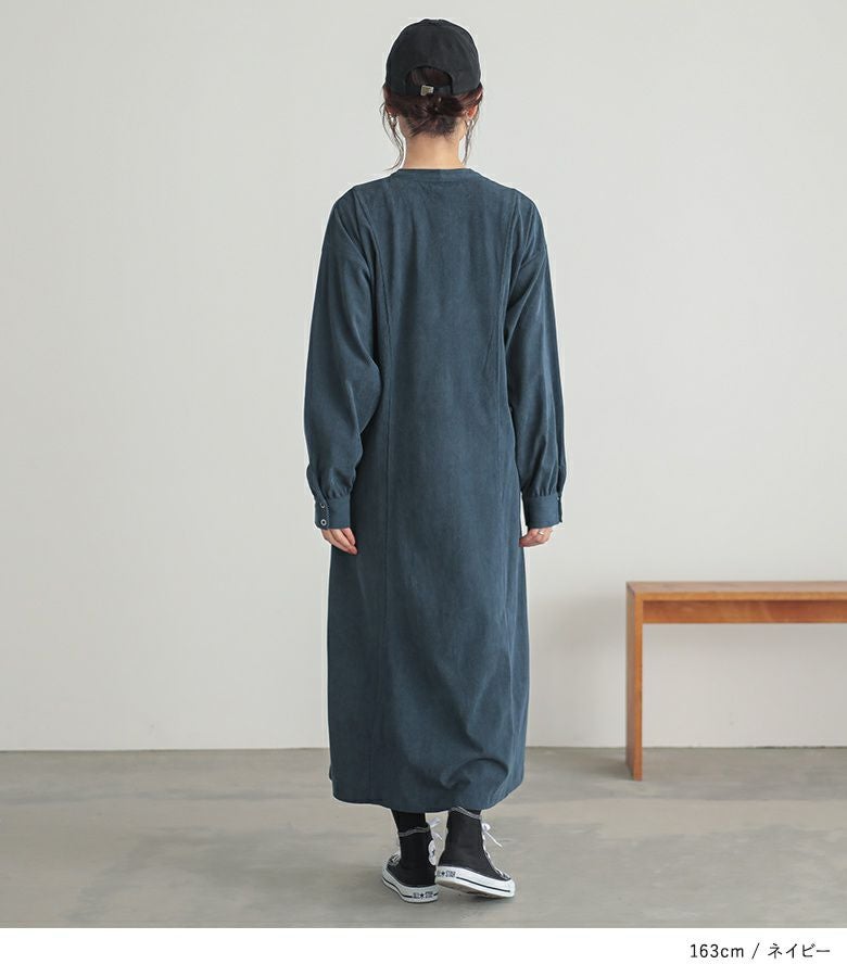 n'OrLABELコーデュロイワンピース』