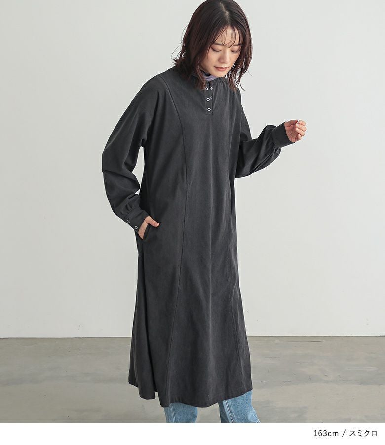 n'OrLABELコーデュロイワンピース』