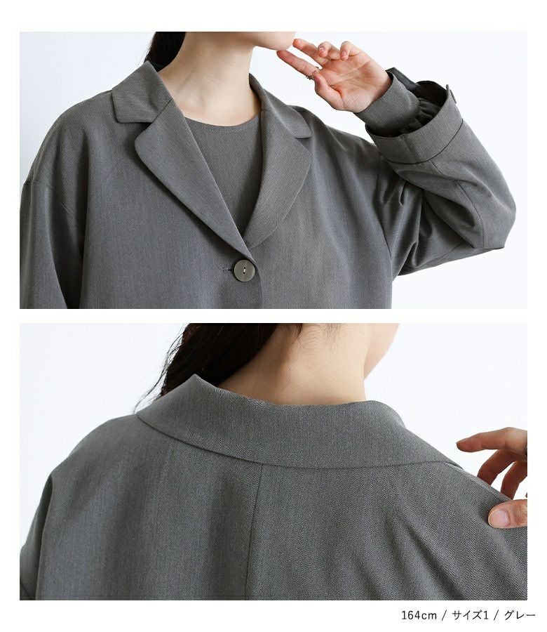 somari imaginationスカラップジャケット＆タックワンピースセット』