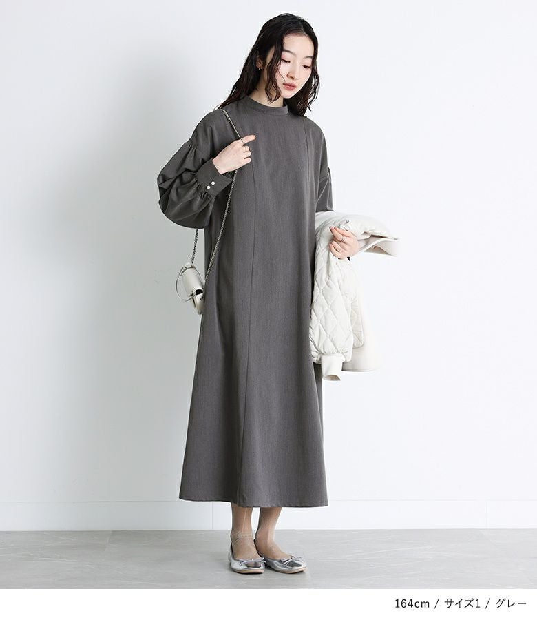 somari imaginationパール襟ワンピース』