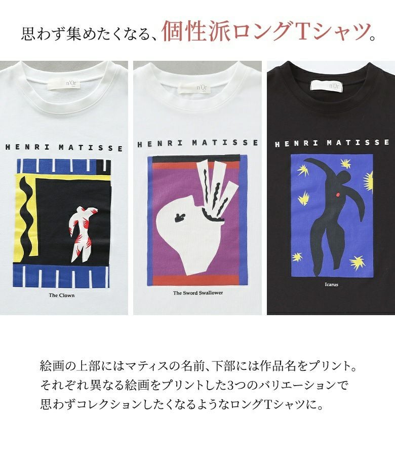 n'OrLABEL絵画プリントロンT』