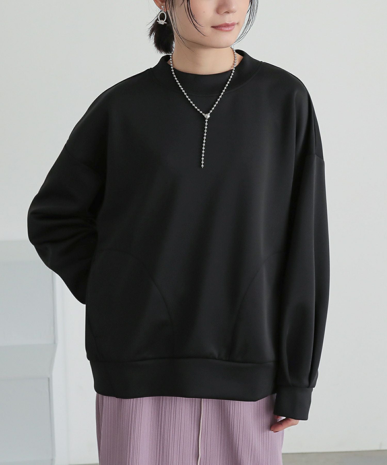 n'OrLABELダンボールニットスタンドプルオーバー』