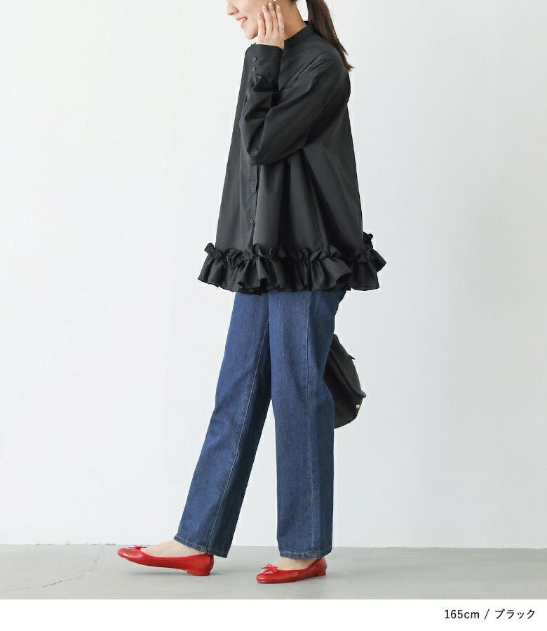 裾フリルブラウス』
