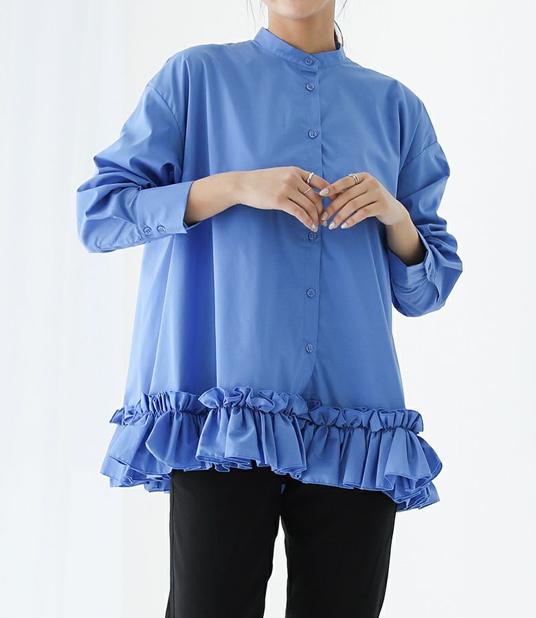 裾フリルブラウス』