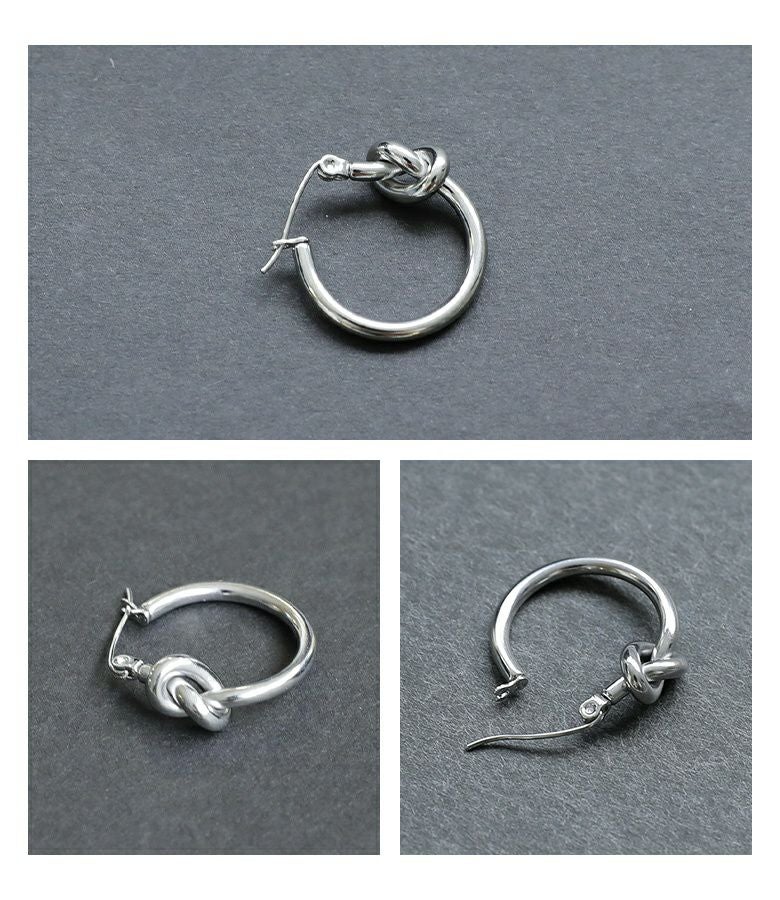 ノットデザインフープピアス』◇