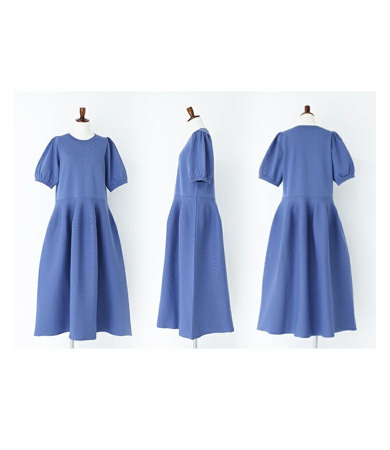 somari imagination立体フレアスポンジニットワンピース』