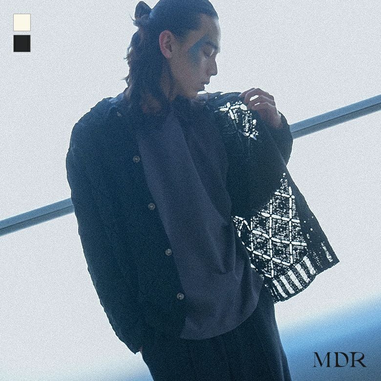 MDR(エムディアール)クロシェニットカーディガン
