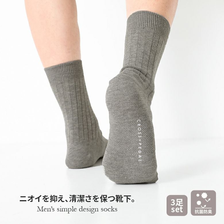 CPﾘﾌﾞｻﾎﾟｰﾄ付ソックス3足セット