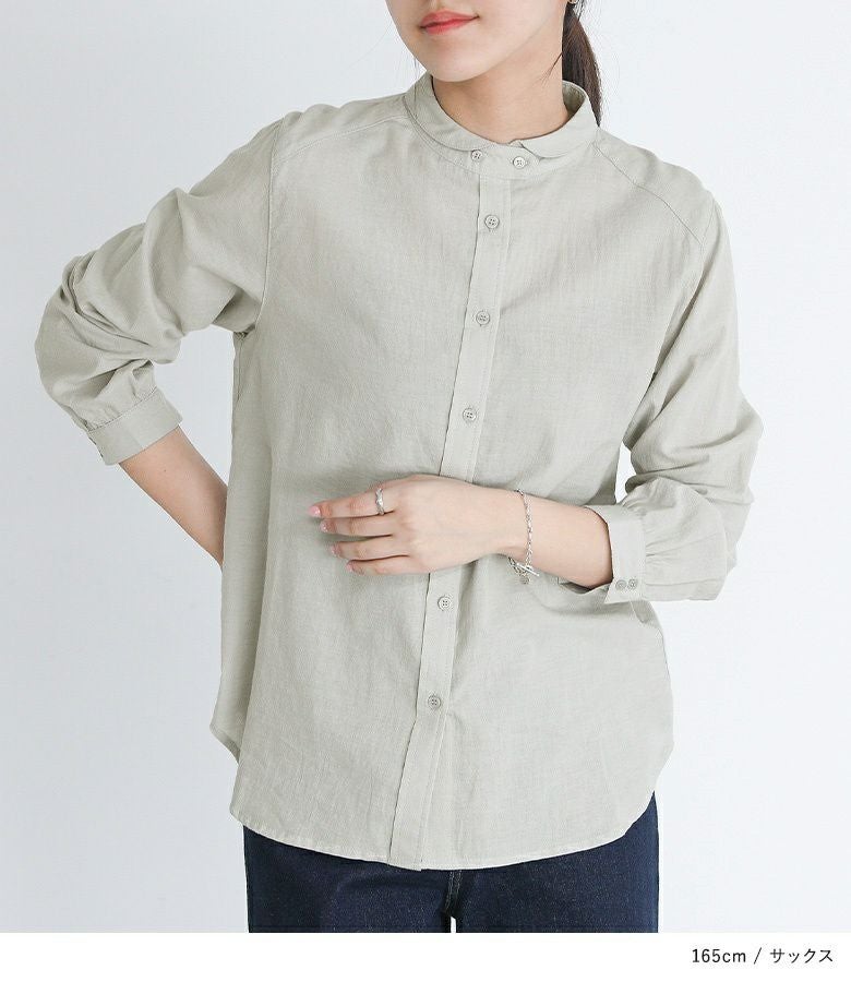 丸襟ブラウス』
