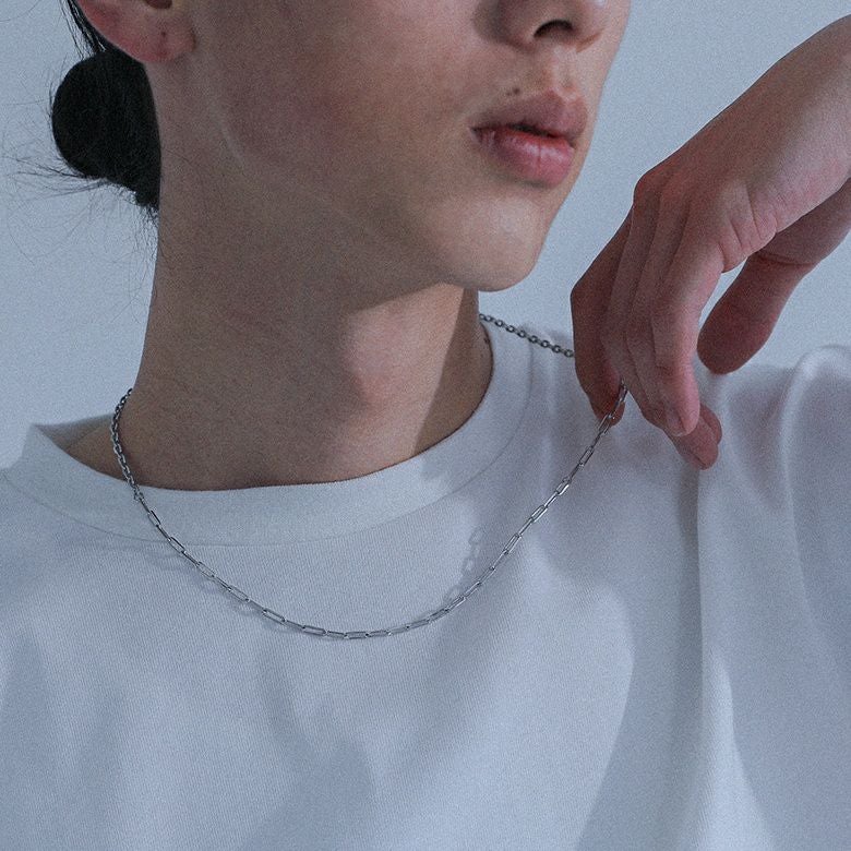 マンテル付きチェーンネックレス