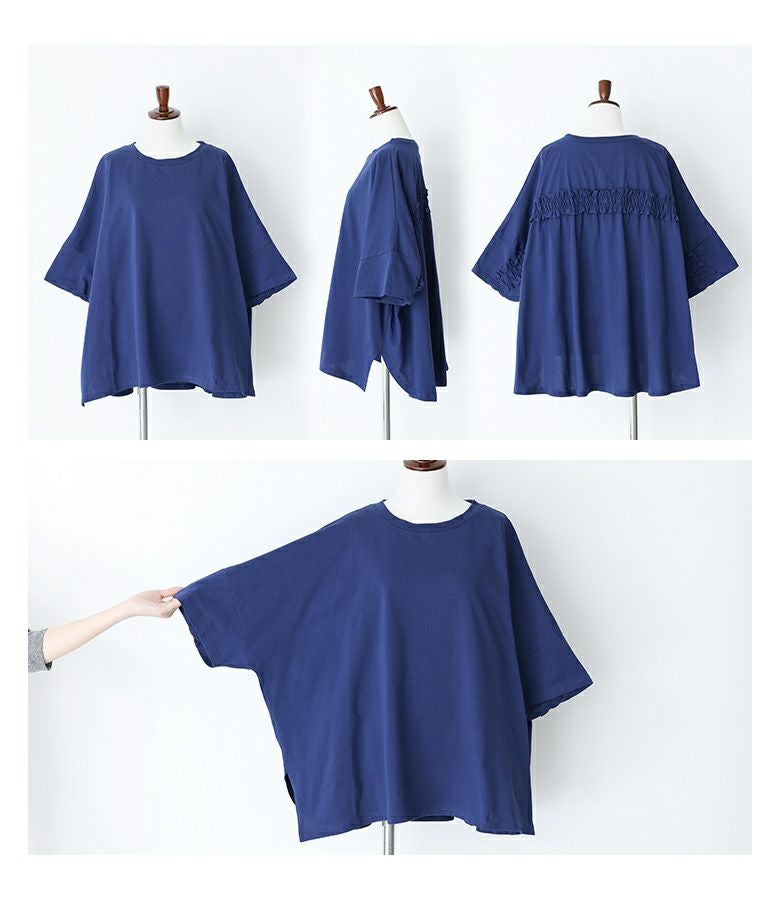 n'OrLABELバックフリルオーバーサイズカットソー』