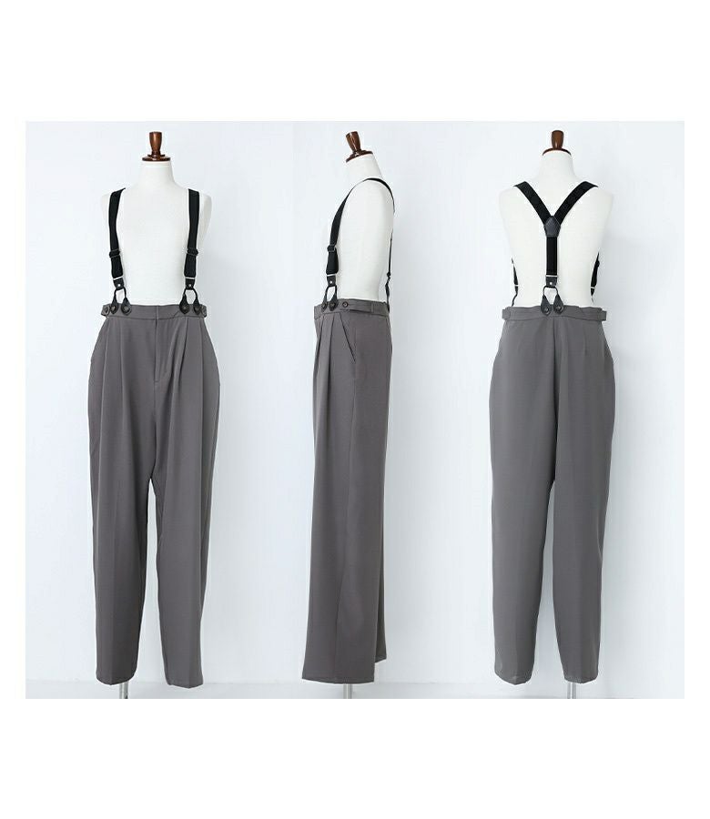 ツイルサスペンダー付きパンツ』