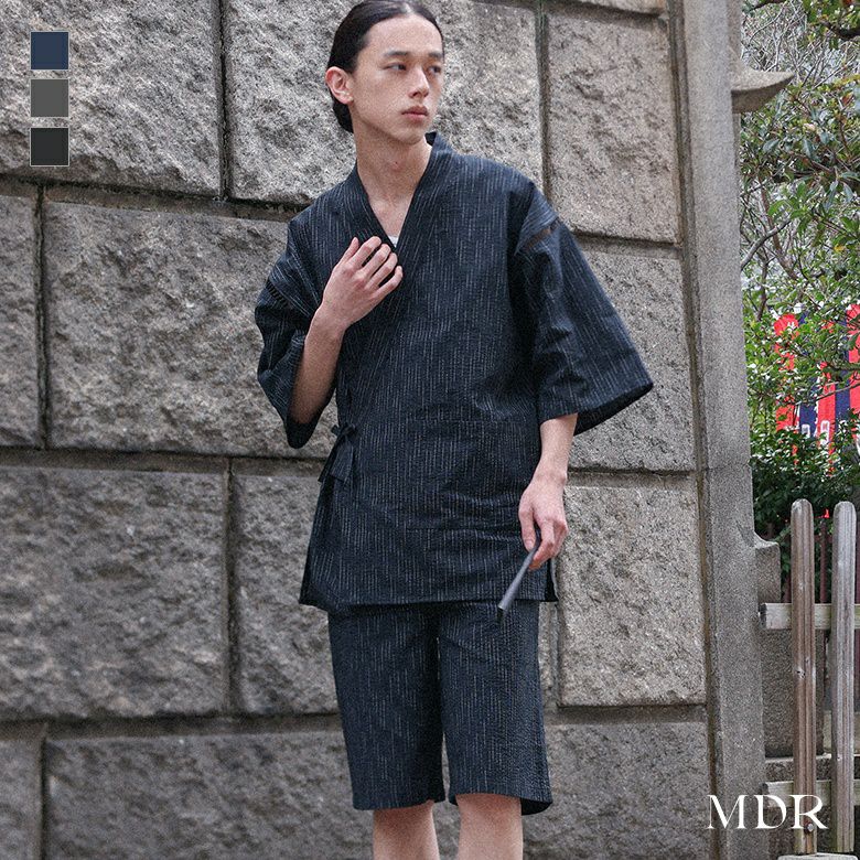 しじら織甚平セット