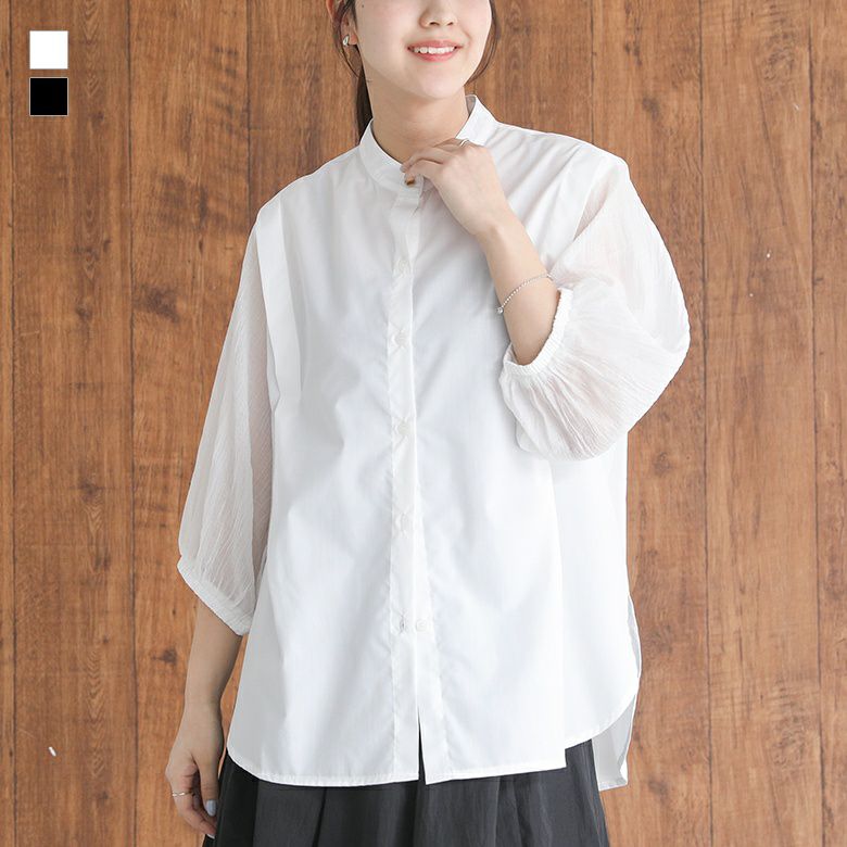 シアースリーブシャツ