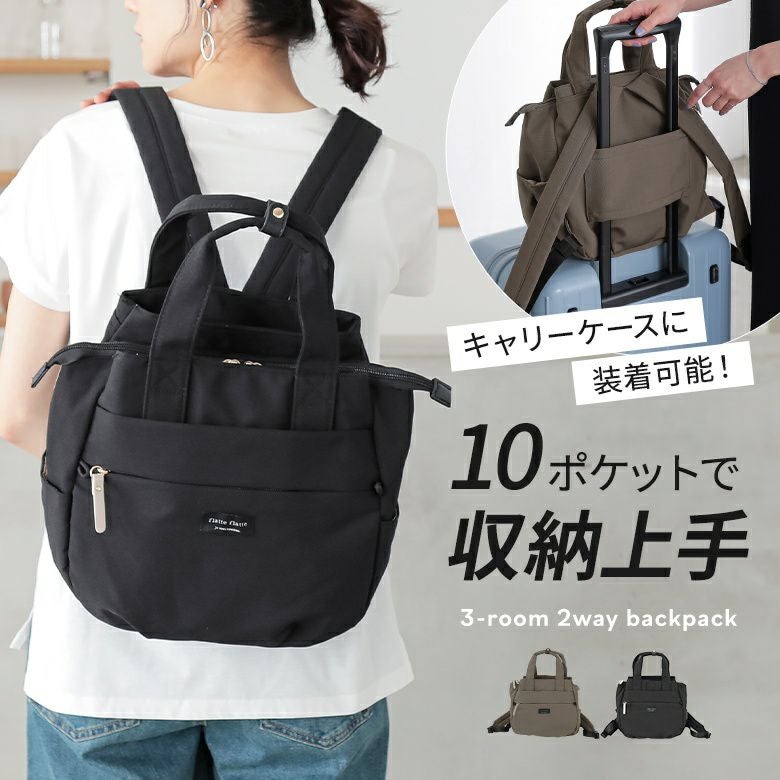 3ルーム2wayリュック