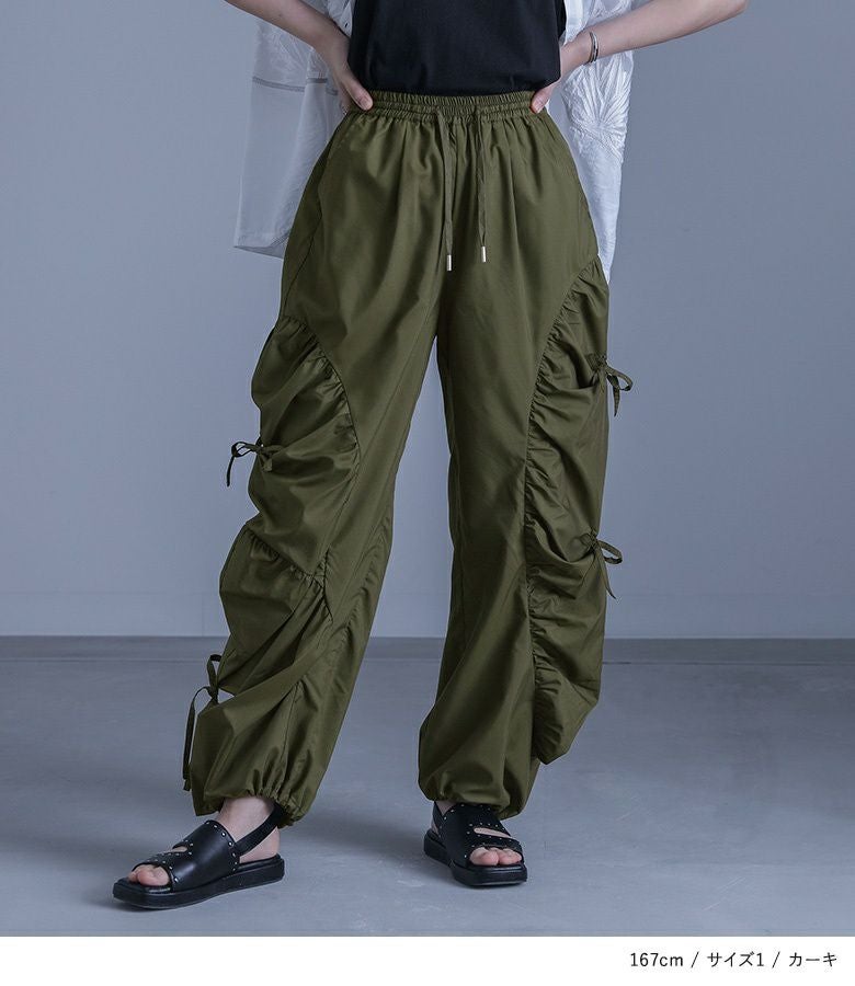【カーキ】異素材 切り替え ジョグパンツ カーキ】異素材 切り替え ジョグパンツ 【公式通販】