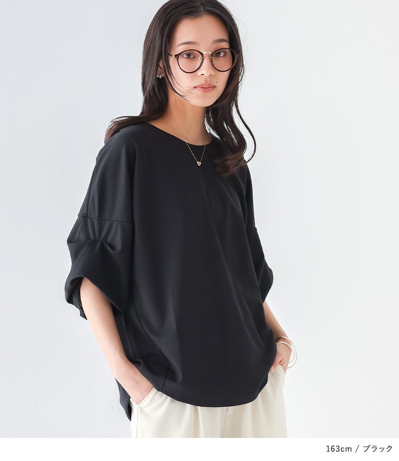 n'OrLABEL多機能袖タックTシャツ』