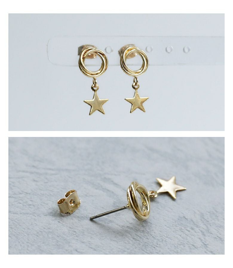 星モチーフピアス』◇