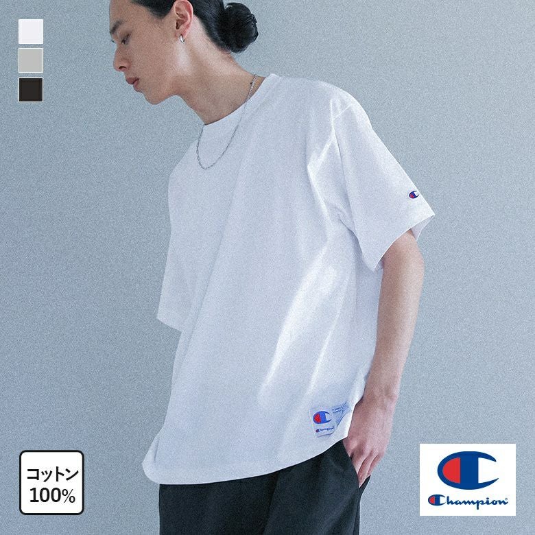 ChampionタグデザインショートスリーブＴシャツ