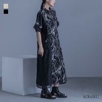 kOhAKU(コハク)シアードッキングシャツワンピース
